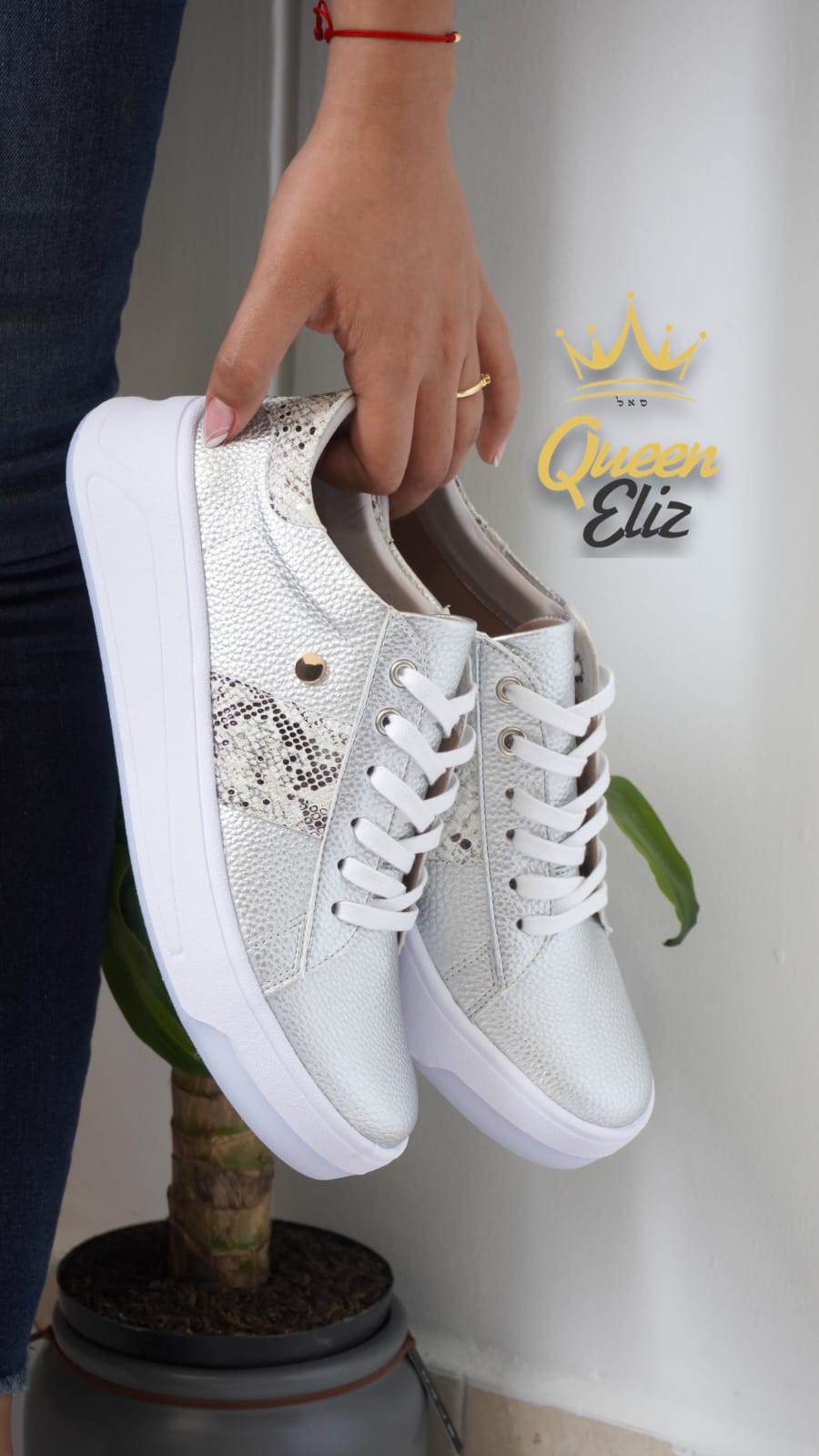 Tennis Metalizadas -Silver