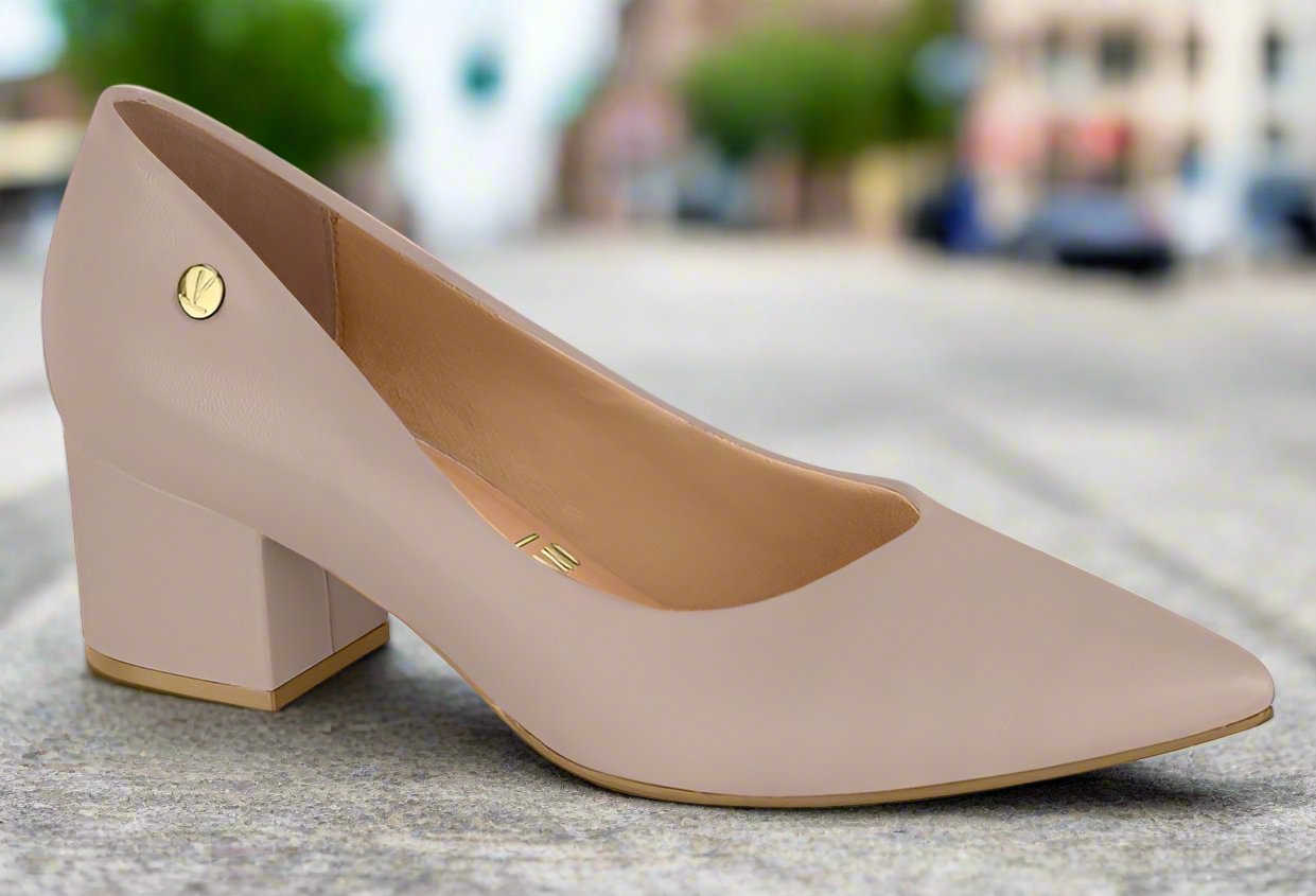 Stiletto Tacon Cuadrado- Antique Pink