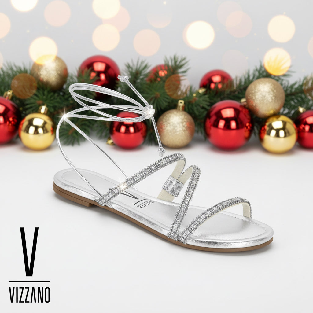 Sandalia Glam Vizzano – Silver