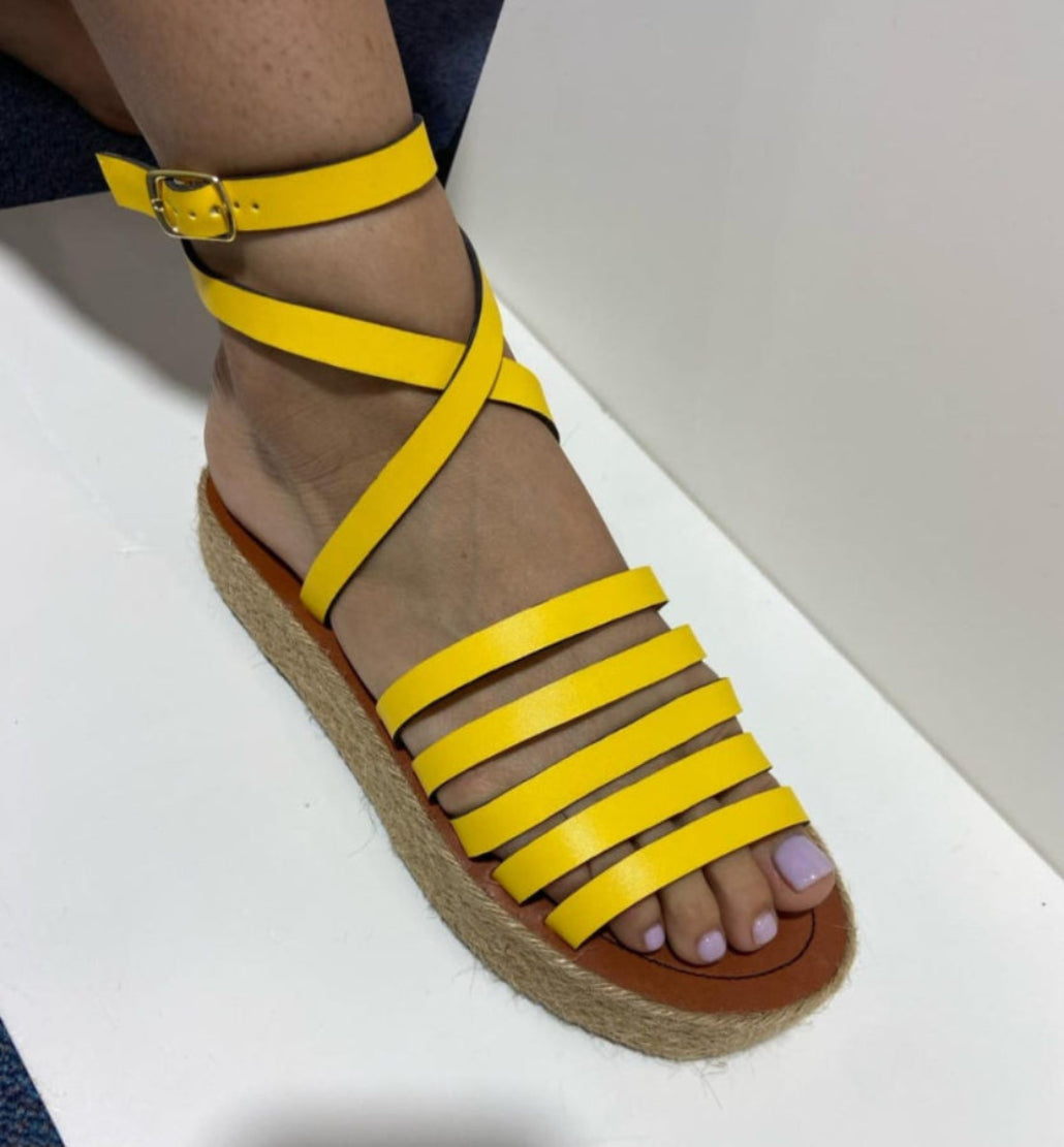 Sandalia en Bloque - Yellow