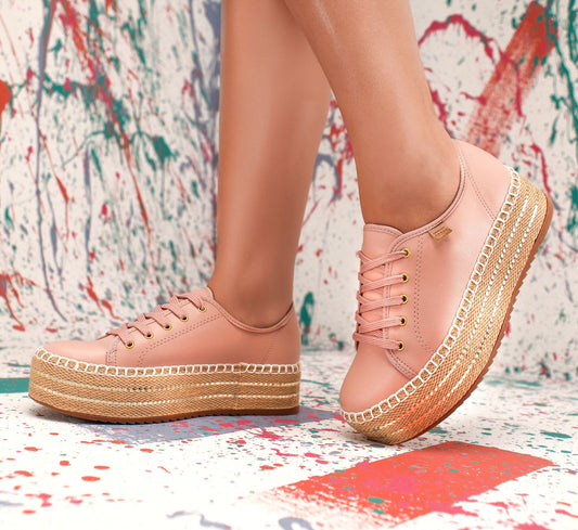 Tennis con Plataforma - Pink