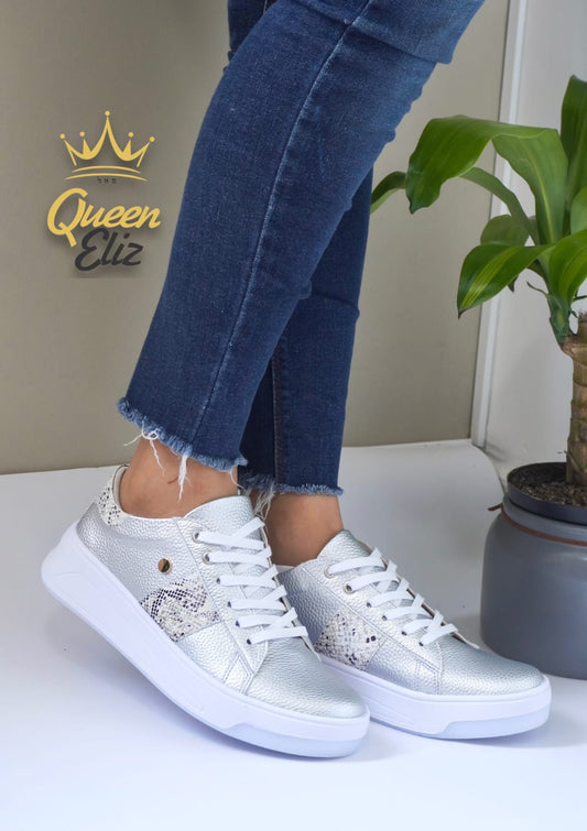 Tennis Metalizadas -Silver