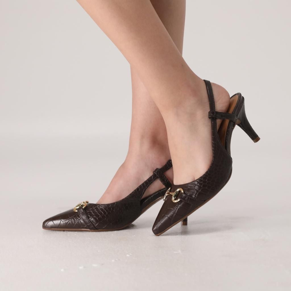 Tiara Slingback- Cocoa