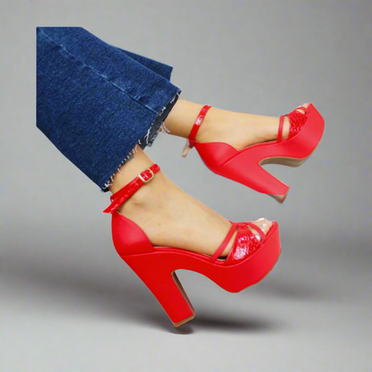 Mimi Heels - Red