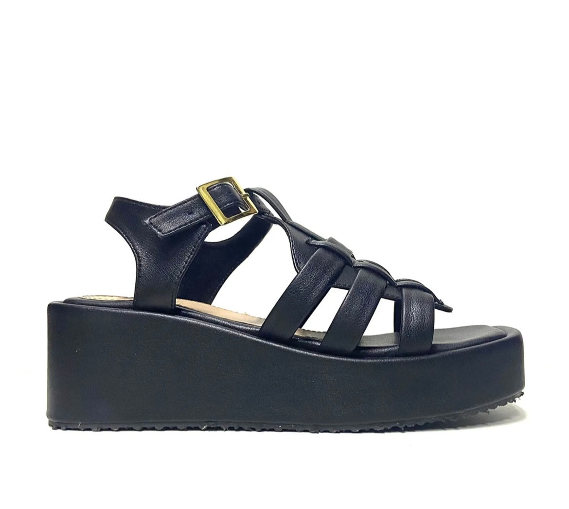 Lina Wedge - Black