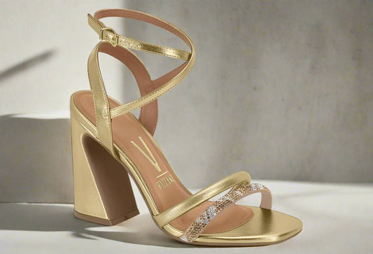 Ariel Heels- Gold