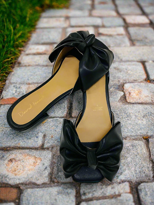 Bow Tie Flat - Black