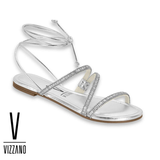 Sandalia Glam Vizzano – Silver
