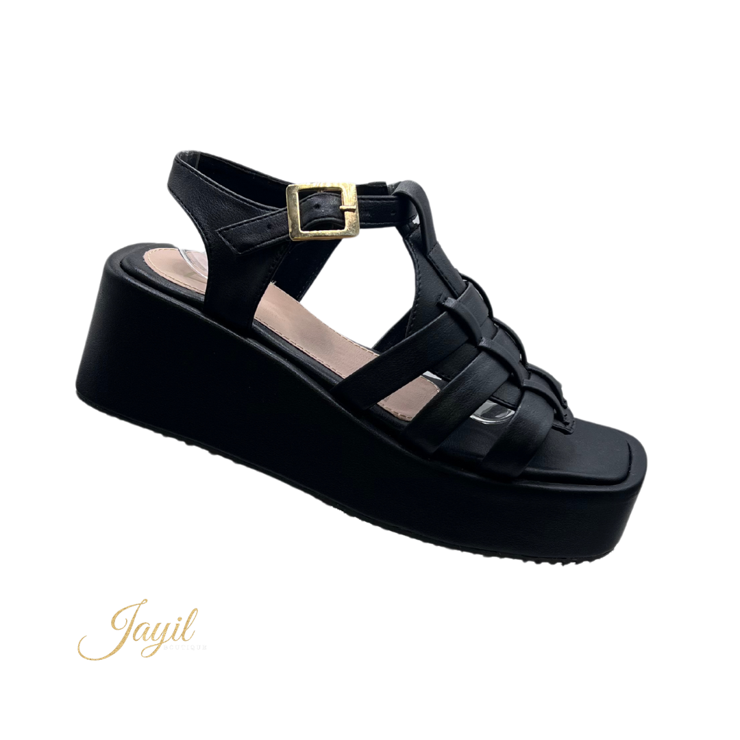 Lina Wedge - Black