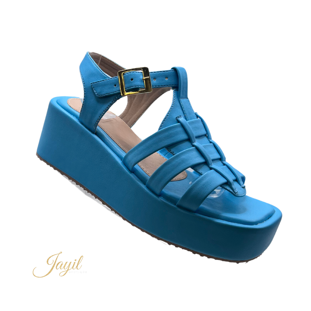 Lina Wedge - Blue