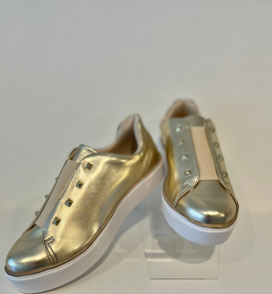 Anaflex Champagne Sneakers-Gold