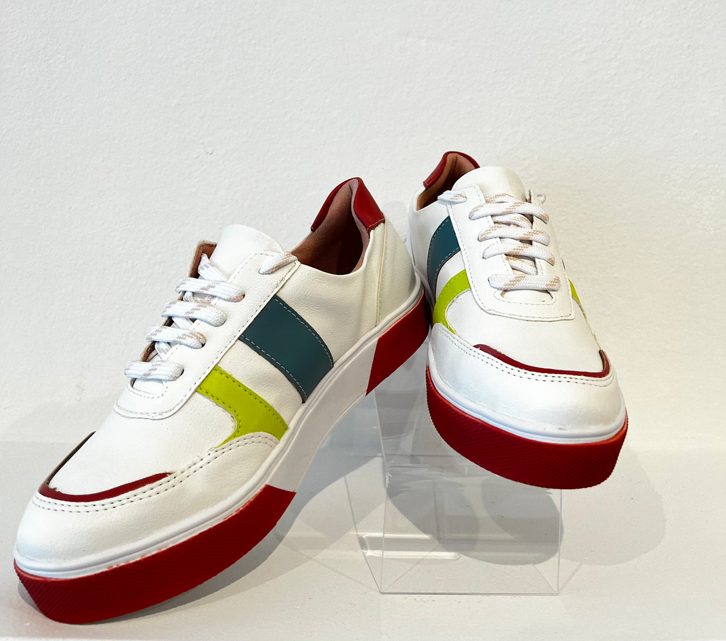 Anaflex Jaspe Sneakers - White with colors