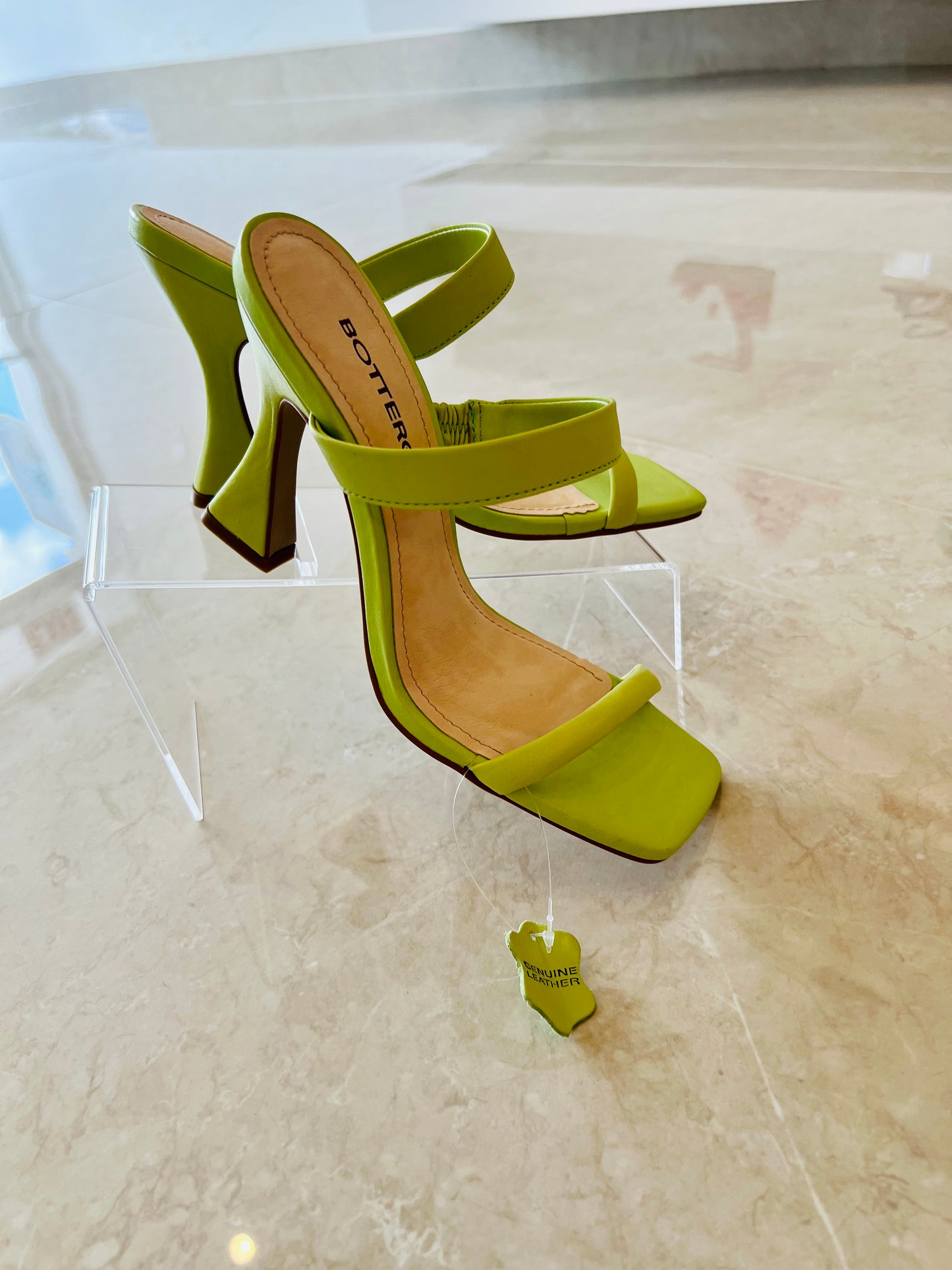 Ashley Lime Sandals - Green